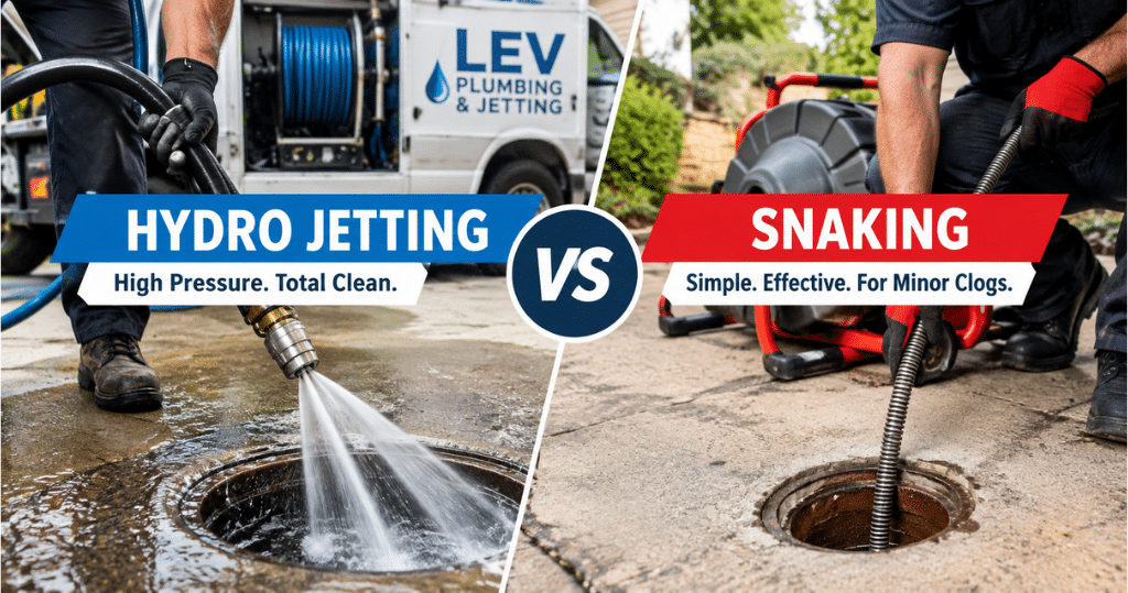 Hydro Jetting vs Snaking