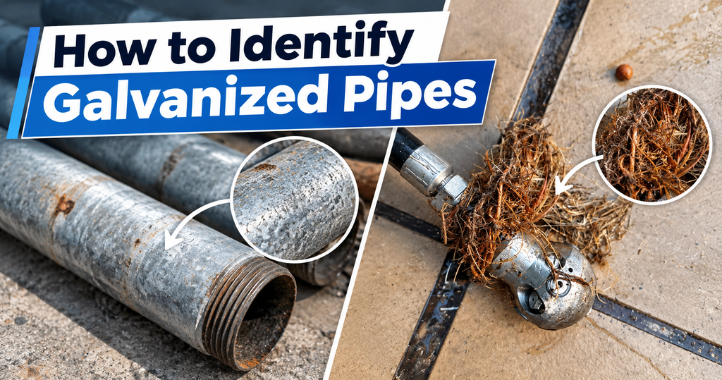 How to Identify Galvanized Pipes